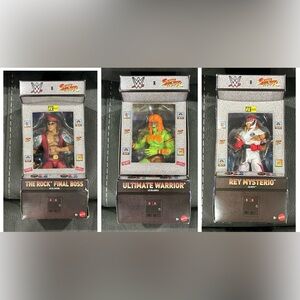WWE/Street fighter LOT of 3! Walmart exc!Buy it now bundle price!+BONUS 🎁 gift!